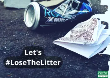 Let's #Losethatlitter - with empty cans and rubbish
