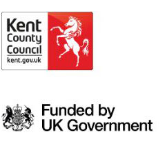 KCC logo - Funded by UK Government