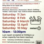 Tonbridge Repair Cafe 2025 dates